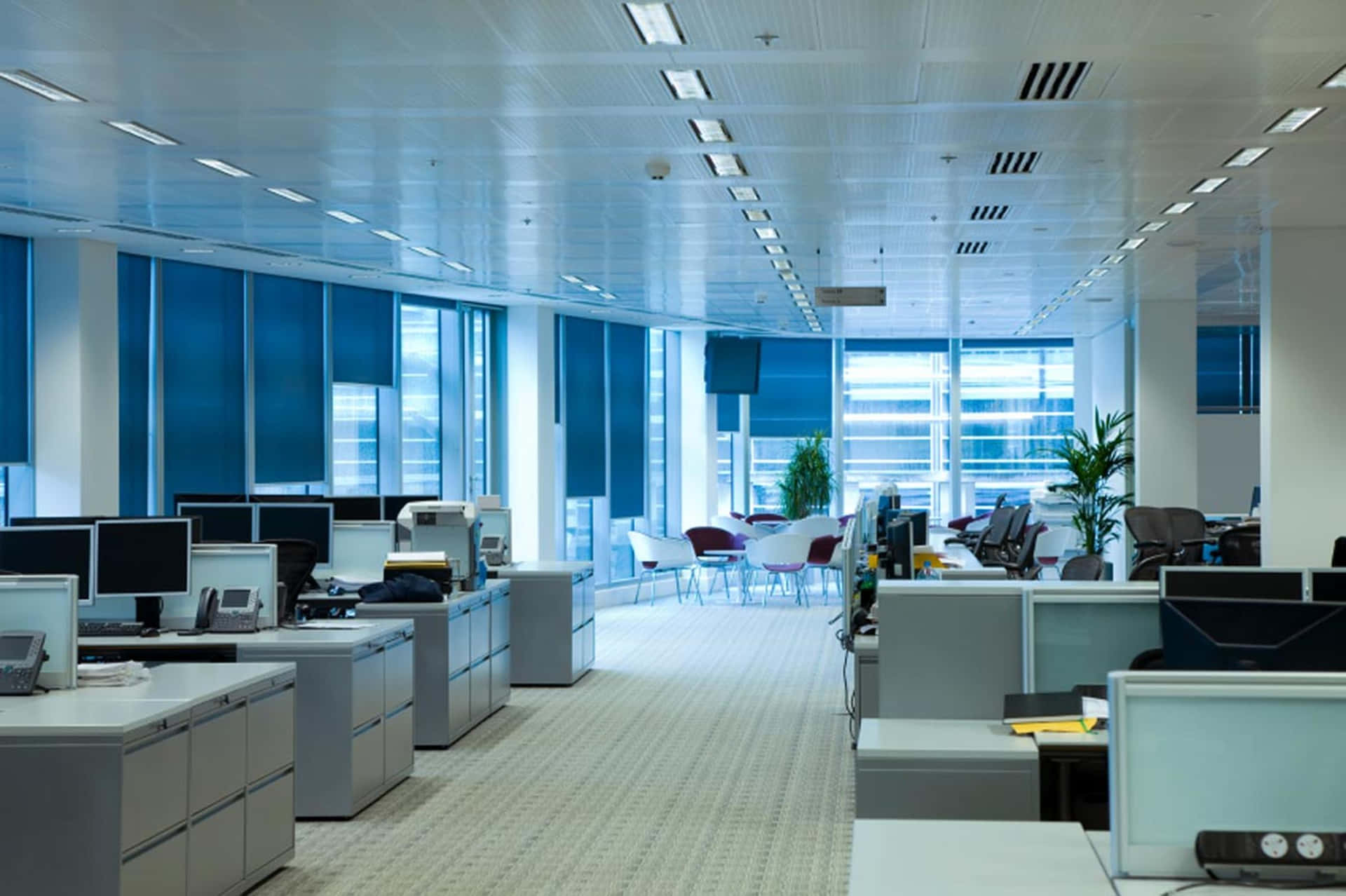 Entorno de Oficina Corporativa Moderno